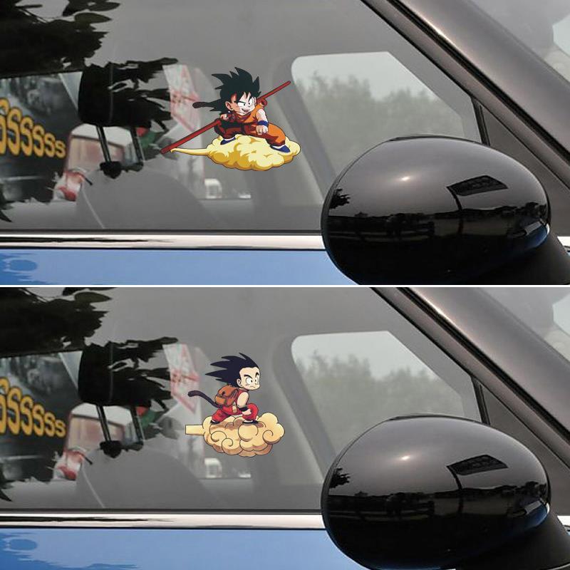 Model Kit Wukong - ドラゴンボール悟空アニメ防水カーステッカー バイク・車の窓装飾 パーソナライズされた日焼け止め防水ステッカー