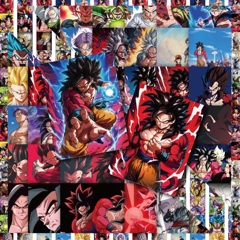 ドラゴンボール超サイヤ人シリーズのステッカー110枚セット。 - Model Kit Wukong のレビューと価格